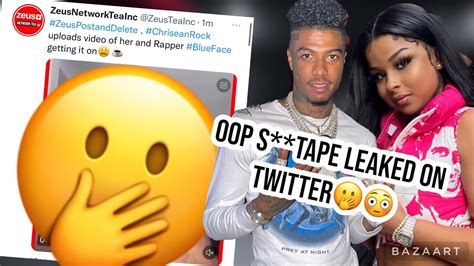 chrisean rock and blueface leak|Blueface Allegedly Tried To Delete Chrisean Rock Sex Tape